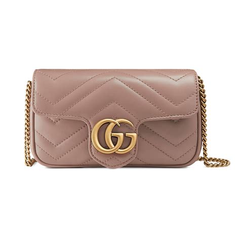 gucci pink small marmont chain bag|Gucci Marmont matelasse mini bag.